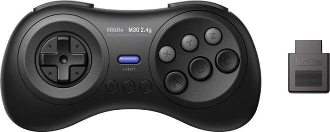 8BitDo M30 2.4G Mega Drive Black - Wireless Controller - Sega Mega Drive