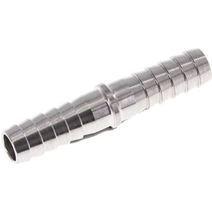 6 mm RVS 1.4301 Slangkoppeling 40mm [2 Stuks]