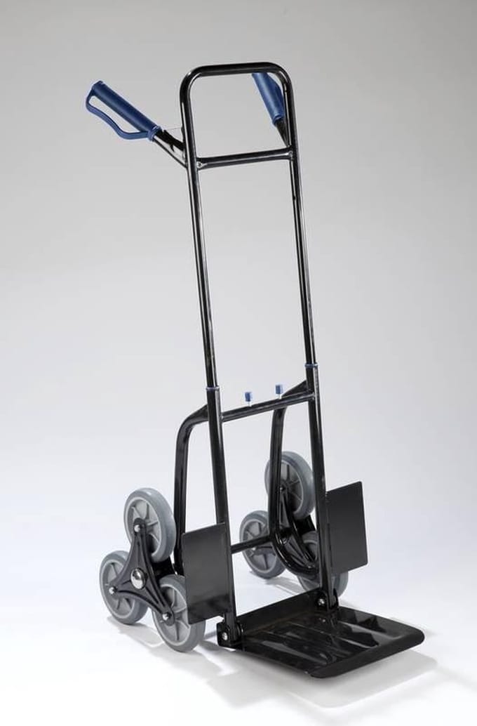 Westfalia Opvouwbare trappensteekwagen trolley met 3 wielen, laadvermogen 120 kg