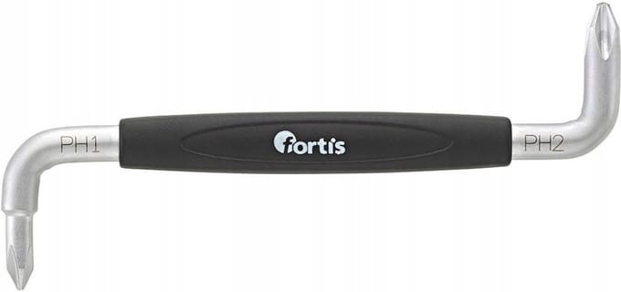 Fortis Hoekschroevendraaier PH1 + PH2 - Dubbelzijdig