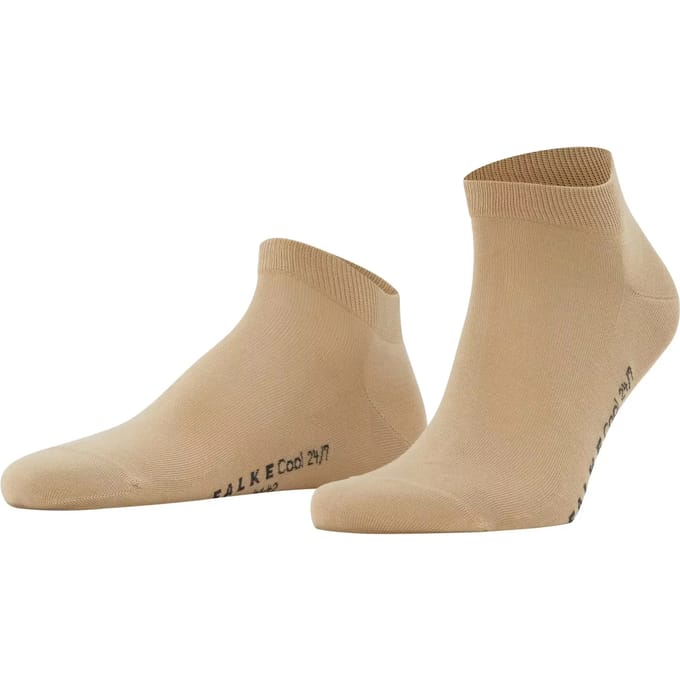 FALKE Cool 24/7 heren enkelsokken - beige (sand)