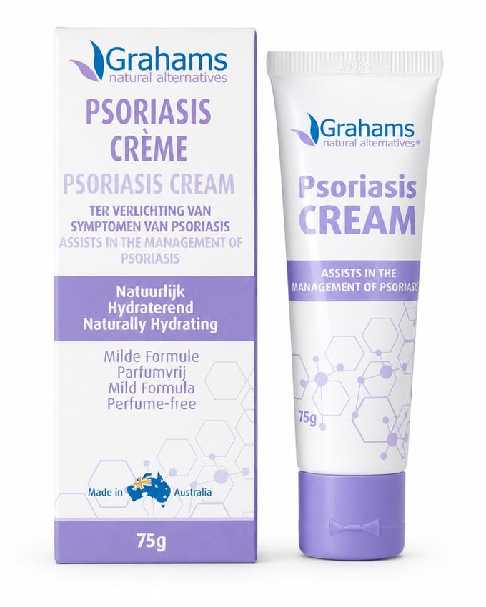 Grahams Psoriasis Crème 75g – Verlichting voor Psoriasis