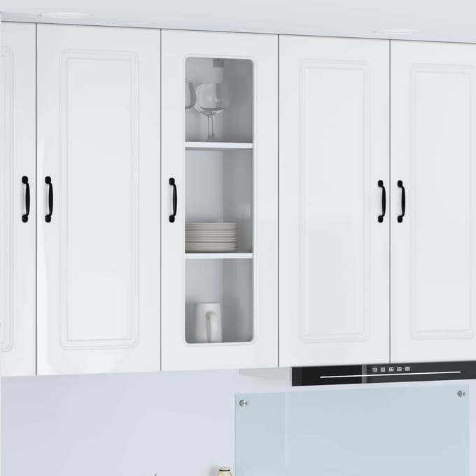 vidaXL - Vaatwasserpaneel - Kalmar - Hoogglans - wit - 40 - x - 31 - x - 100 - cm