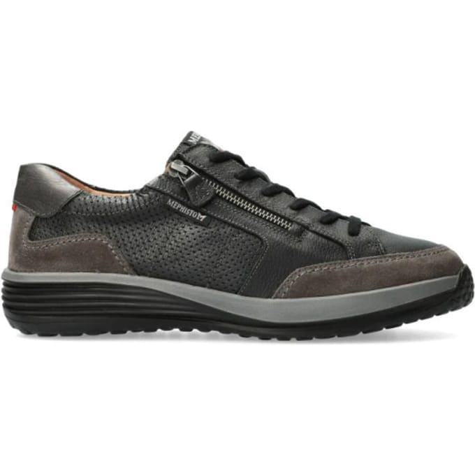 Mephisto Sacco - heren sneaker - Grijs - maat 42.5 (EU) 8.5 (UK)