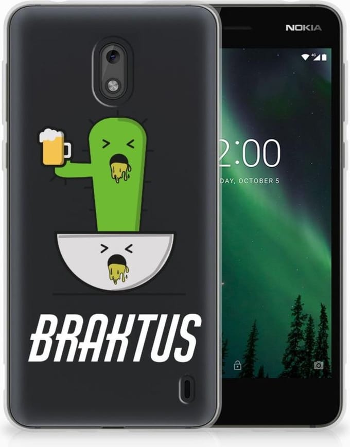 Nokia 2 Telefoonhoesje met Naam Braktus