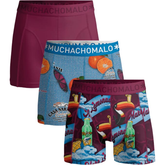 Muchachomalo Jongens 3-pack boxershorts weird fruit