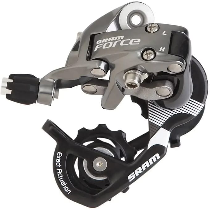 Road achterderailleur Sram Force Short Cage Max 28T 10V