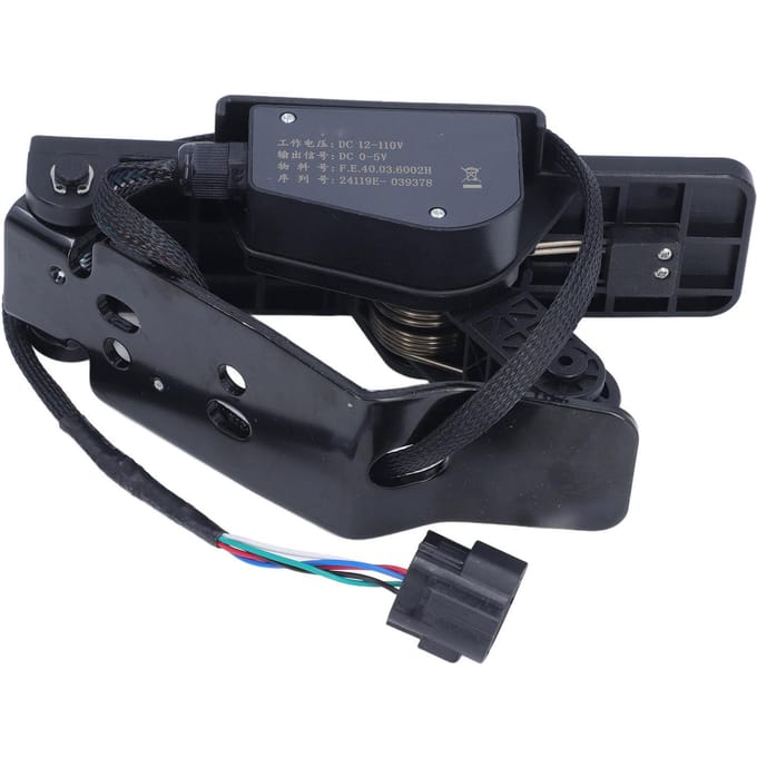 Universeel Heftruck Accelerator DC0?5V Uitgangssignaal Hall Type Elektronisch Gaspedaal Voet black
