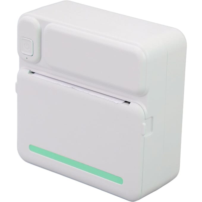 Stickerprinter Mini Thermische Printer Draagbaar Inktloos Bluetooth APP Telefoonprinter voor Kinderen DIY groen