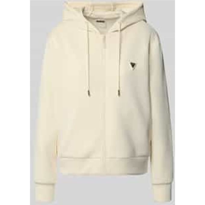 Sweatjack met labelapplicatie model 'OLYMPE'