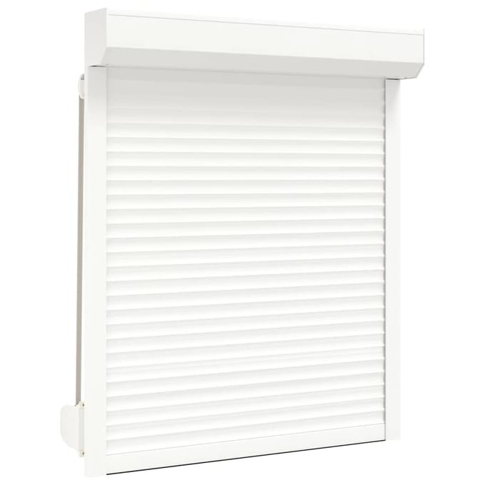 vidaXL Rolluik 100x120 cm aluminium wit