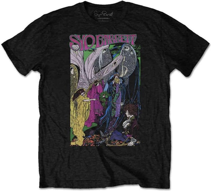 Syd Barrett - Fairies Heren T-shirt - M - Zwart