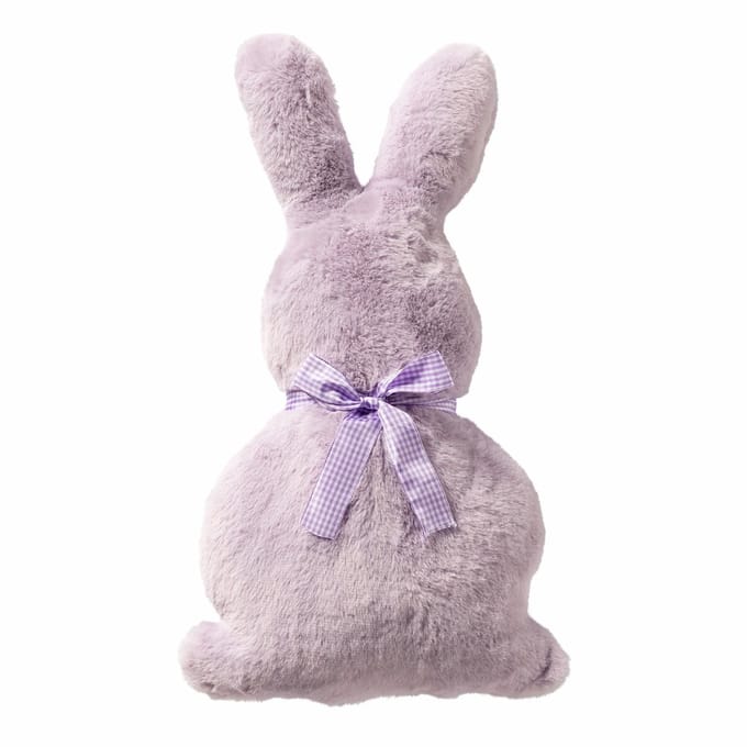 BUNNY - sierkussen 44x25 cm - konijn - Orchid Hush - paars