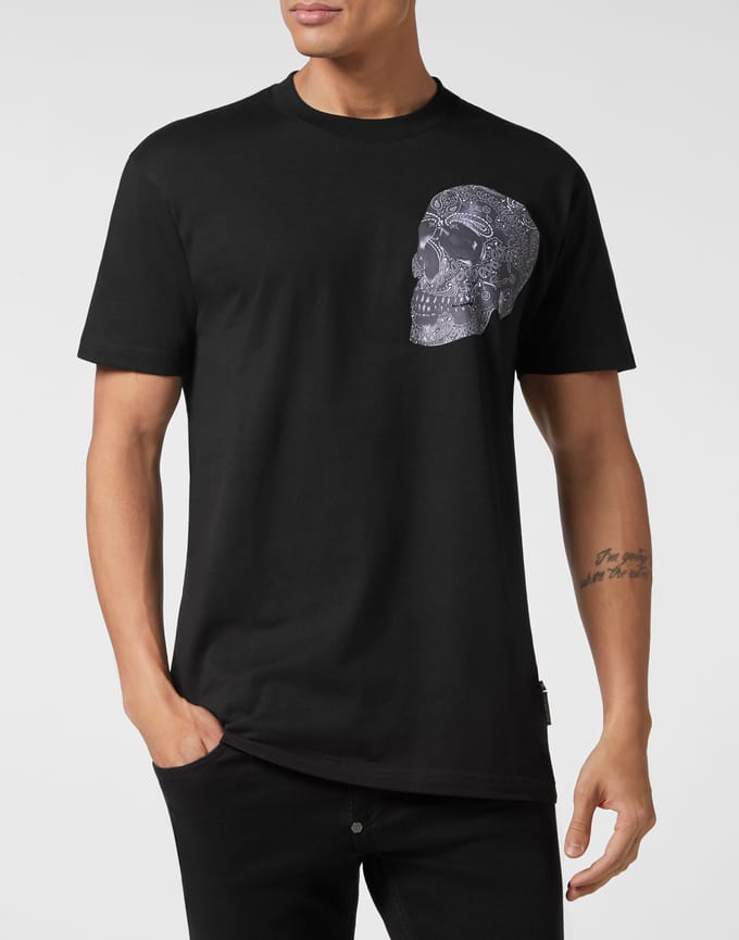 T-Shirt Ronde Hals Paisley