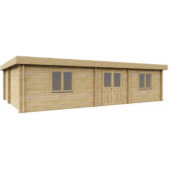 Mantelzorgwoning zorgchalet Cambridge 10,3x7,3m (70mm)