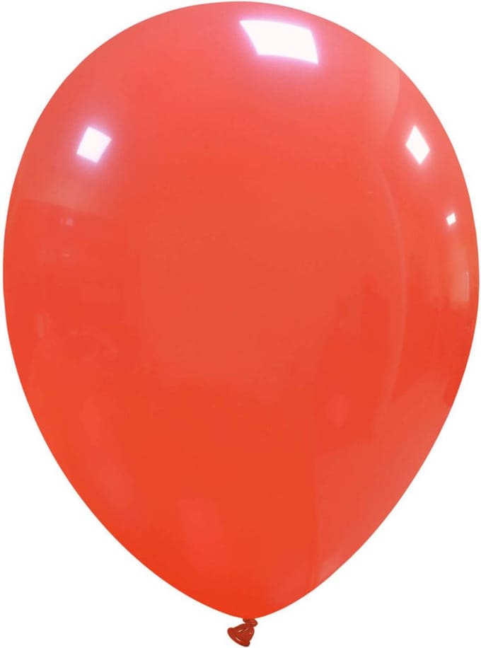 Rood : Latex ballon 12" (30 cm) - Pak van 100