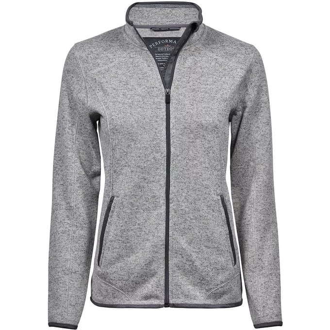 Tee Jays - Women´s Outdoor Fleece Jacket - Grey Melange - S