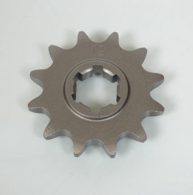 Voortandwiel 12 tanden voor motor Suzuki 50 SMX spoed 420 Nieuw