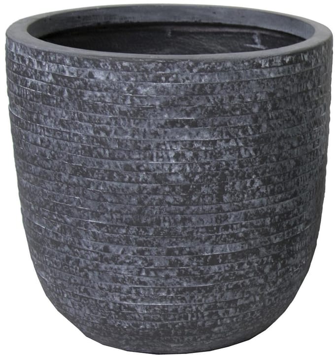 Bloempot Utah Egg - d32 x h31cm - Donkergrijs