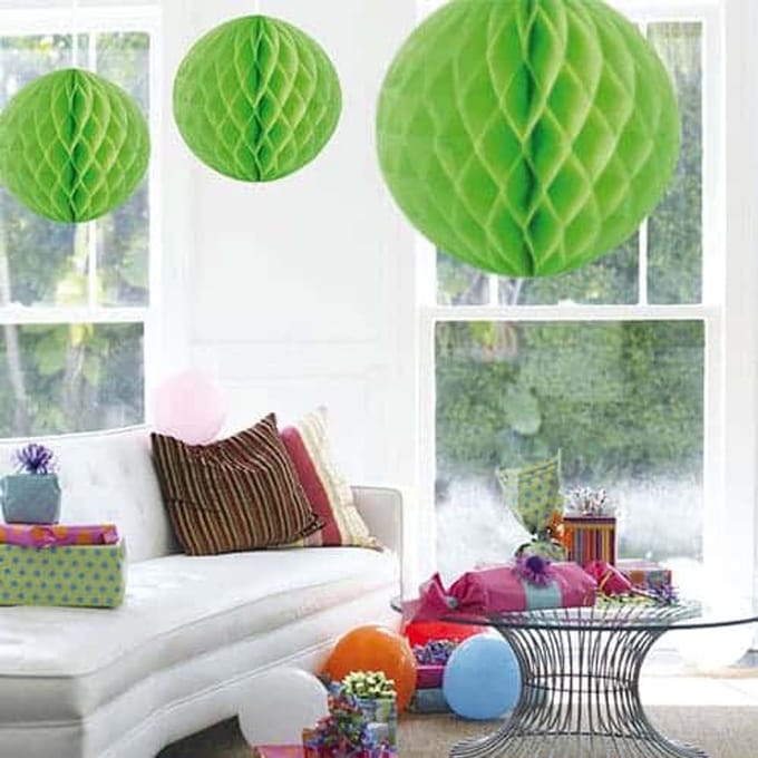 Folat - Honeycomb lime groen 50 cm