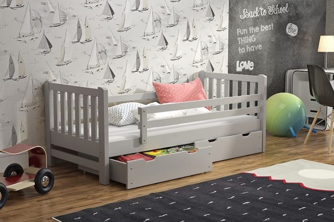 Rockwood® Kinderbed Tim Grey met lattenbodem