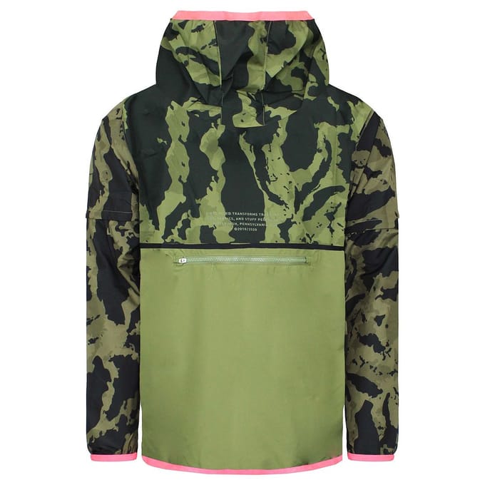 Puma x First Mile WindCell heren zwart/groen geweven jack