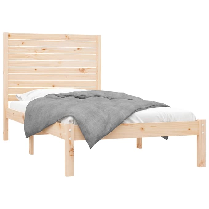 vidaXL - Bedframe - massief - hout - 90x200 - cm