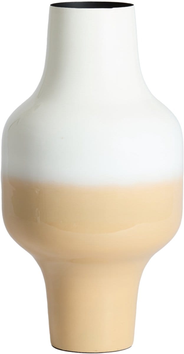 Light&living Vaas deco Ø27,5x50 cm SINDO crème+beige