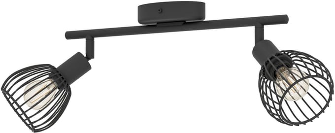 EGLO Sonnino Spot - E14 - 36,5 cm - Zwart