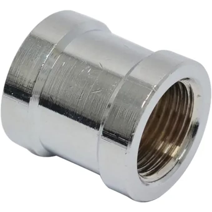 Sanivesk Draad Recht Chroom 1/2"f X 1/2"f