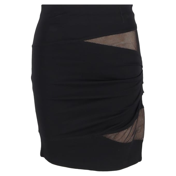 Alexander Wang minirok met meshaccenten in zwart rayon