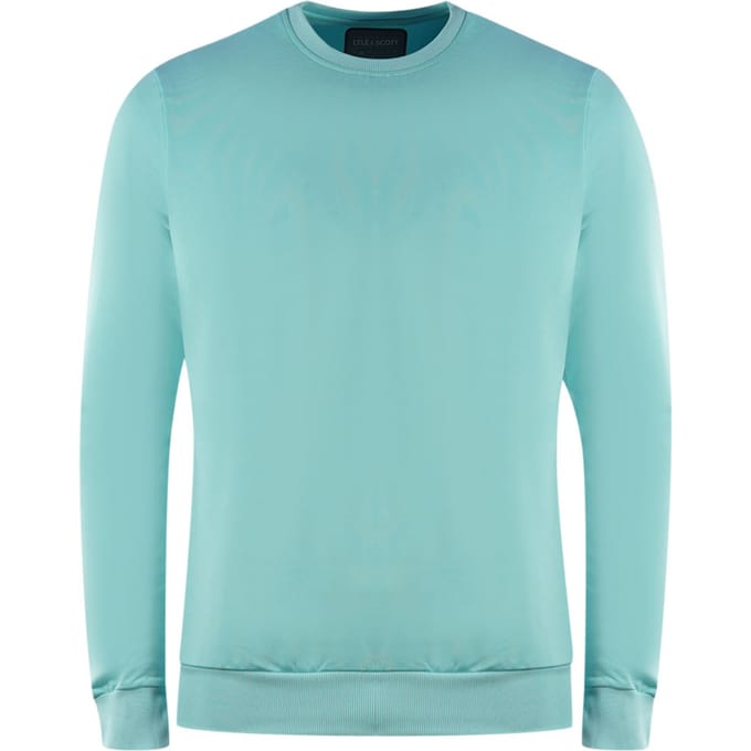 Lyle & Scott Golf Tech bleke marine trui met ronde hals