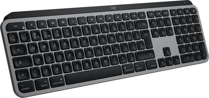 Logitech MX Keys S for MAC - Graphite - Toetsenbord - Engels (US international) - Zwart