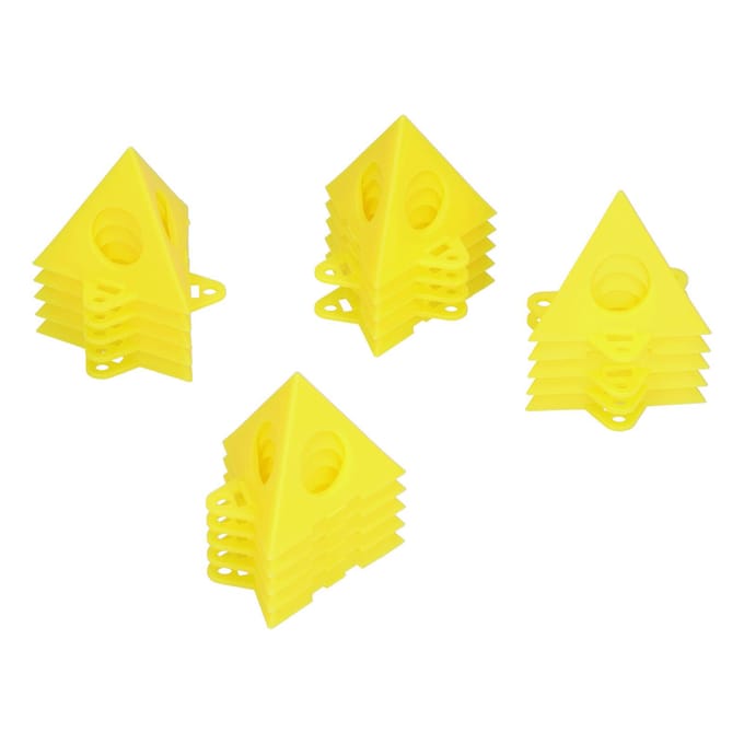 20 STKS Verfstandaard Kit Driehoekige Plastic Houtbewerkingsbeugel voor Fotolijst Deur Plank
