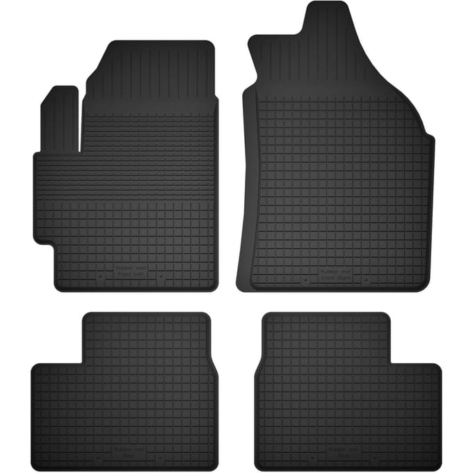 Wielganizator BasicProtect Serie - Universele Rubberen Automattenset - Compatibel met Suzuki Swift VI - Antislip - Weerbestendig