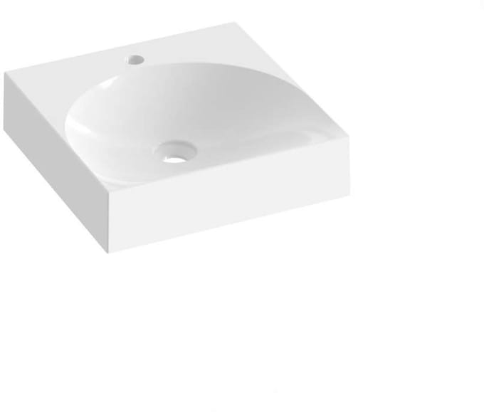 Ravak Lite - Fontein, 45x45 cm, zonder overloop, met kraangat, wit XJX01245002