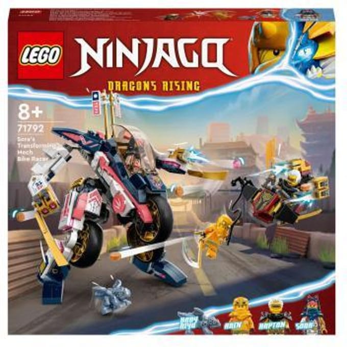LEGO NINJAGO Sora’s Transformerende Mecharacemotor 2in1 Set - 71792