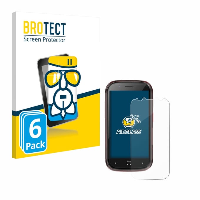 Screenprotector 6 Stuks voor Unihertz Jelly Star Beschermglas transparant