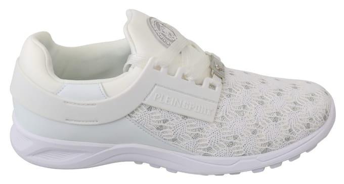 Philipp Plein Witte Polyester Casual Sneakers Schoenen