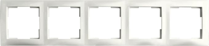 ION industries E1 afdekraam 5-voudig alpin wit glanzend (80.302.514)