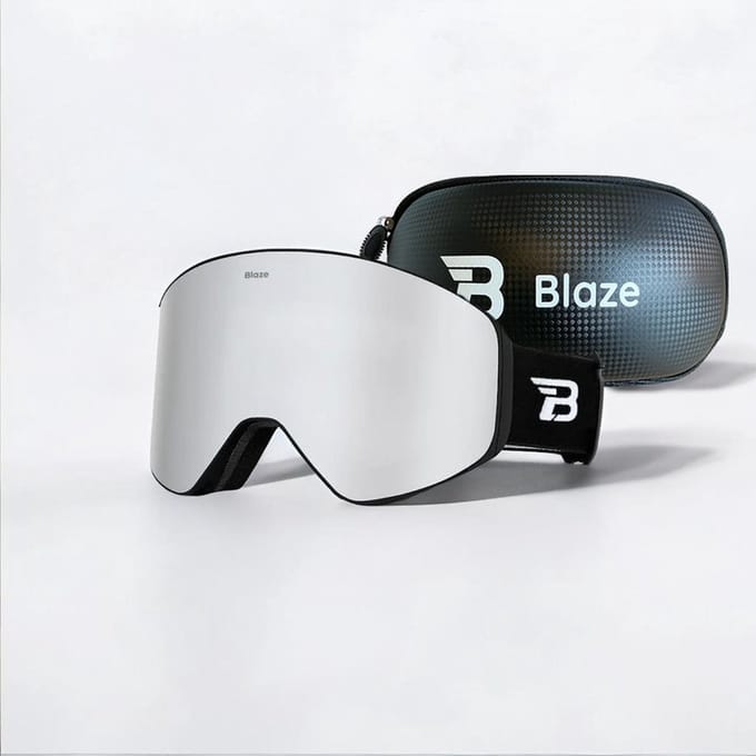 Blaze skibril Winter's Edge zilver - categorie 3 - dames heren