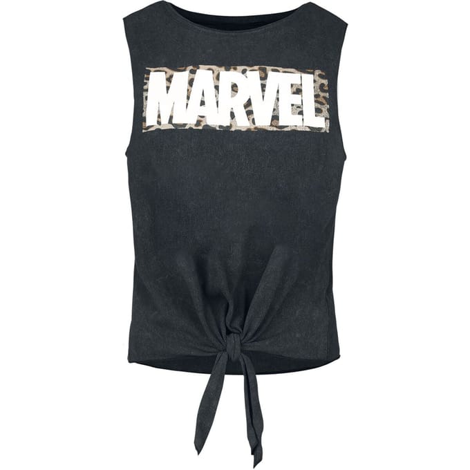 Marvel - Disney Top - Logo Leo - M tot XXL - voor Vrouwen - zwart