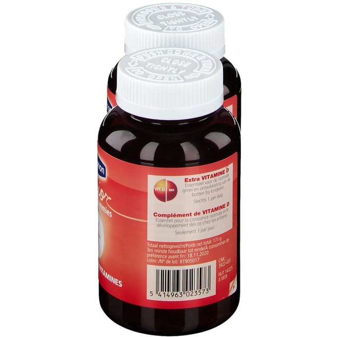 Davitamon® Junior Gummies 60 Vanaf 3 Jaar Aardbeismaak