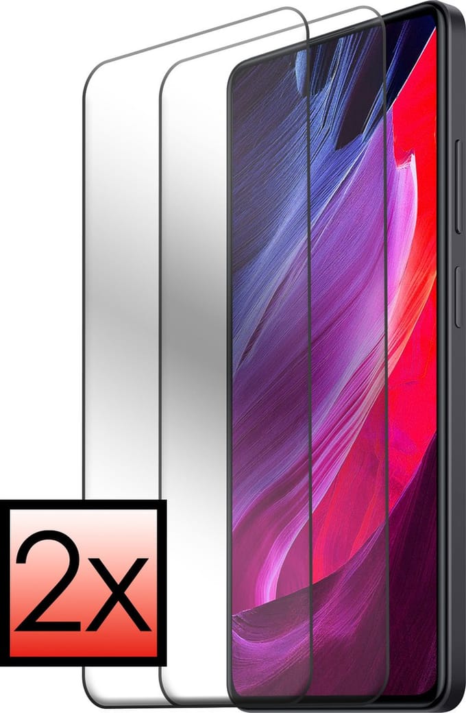 Screenprotector - 2 Stuks - Geschikt voor Xiaomi Redmi Note 12 Pro - Extra Sterk - Beschermglas - Gehard Glas - Tempered Glass - Screen Protector - Bescherm Cover