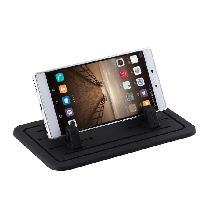 Universele Siliconen Gel Auto Dashboard Mobiele Telefoon Houder Cradle Standaard black