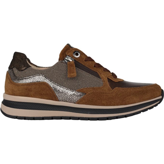 Gabor 76.318.15 - dames sneaker - Bruin - maat 37 (EU) 4 (UK)