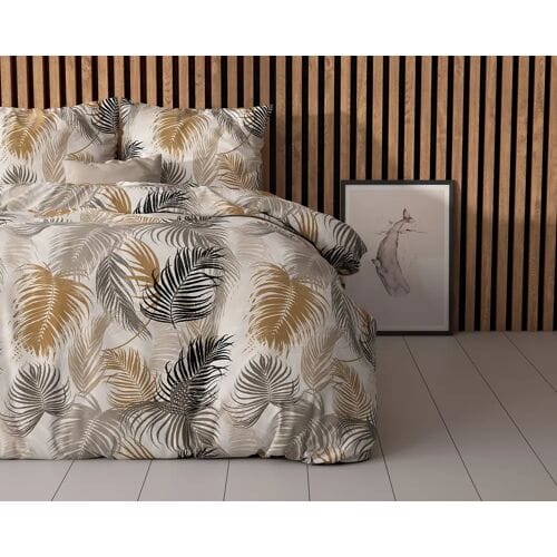 Sleeptime Dekbedovertrek Feather District Zand - Eenpersoons 140 x 200/220 cm + 1 kussensloop