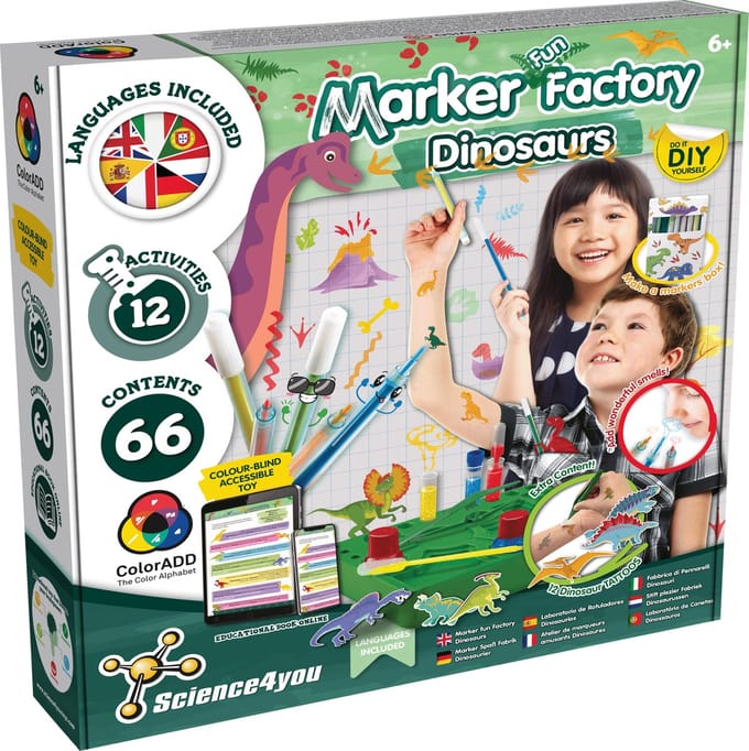 Science4you Marker Factory Dinosaurs