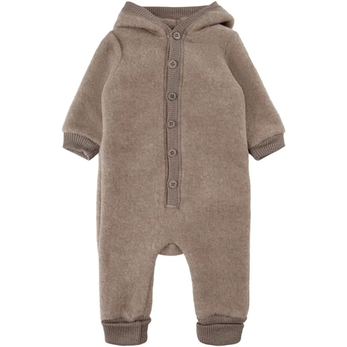 Wollen slaapzak met capuchon voor baby Mikk-Line