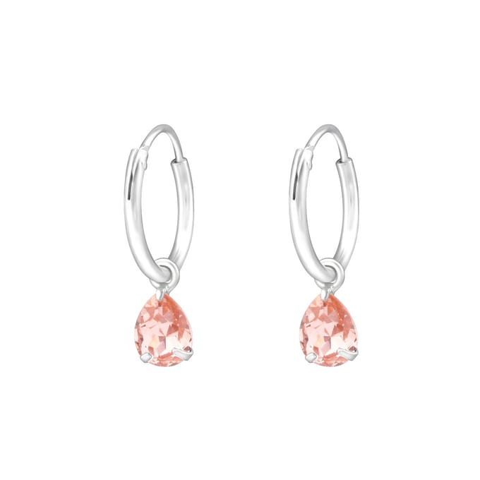 Montebello Oorbellen Cady Pink - 925 Zilver - ∅6mm - ∅12mm